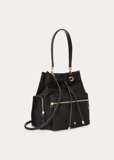 Women's Ralph Lauren Nylon Debby Drawstring Bag | 613987FNU